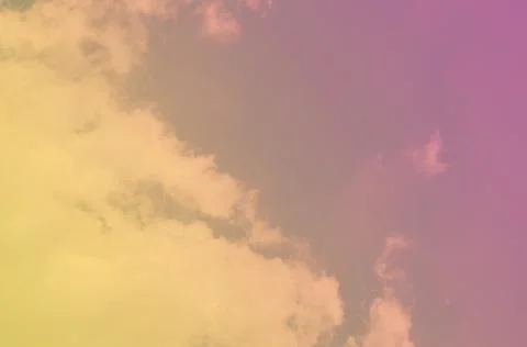 Sky and Clouds with Pastel. Background and Textures. Stock Illustration
