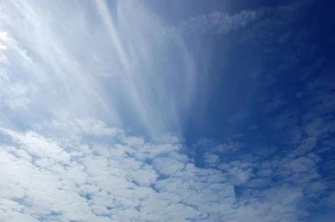 Sky and clouds Stock Photos