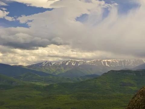 Sky and the clouds Stock Photos