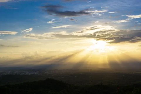 Sky and clouds Stock Photos