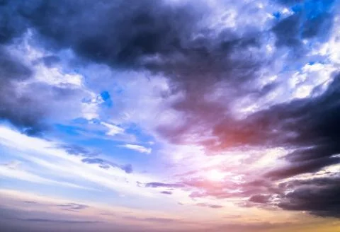 Sky and clouds Stock Photos