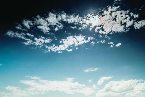 Sky and clouds Stockfoto's