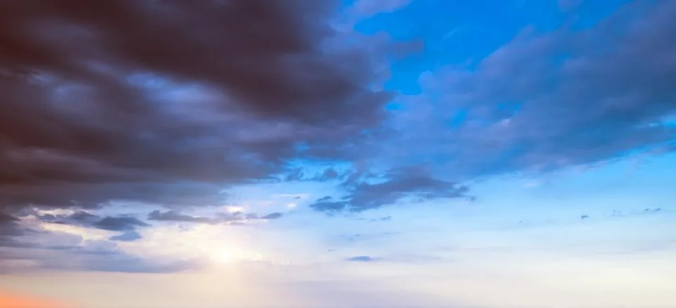 Sky and clouds Stock-Fotos