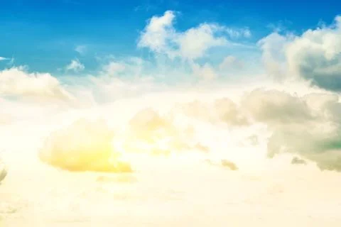 Sky and clouds Stock-Fotos