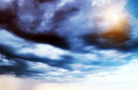 Sky and clouds Foto stock