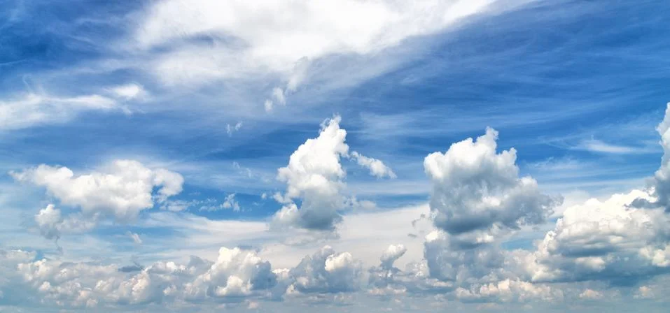Sky and clouds Stock Photos