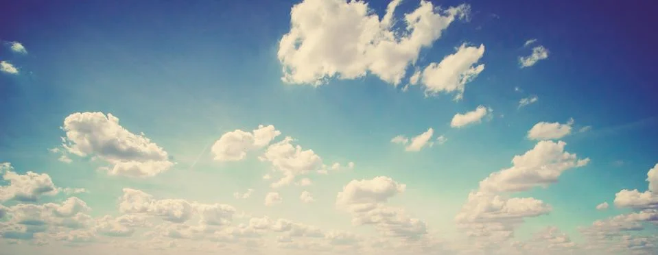 Sky and clouds Stock-Fotos