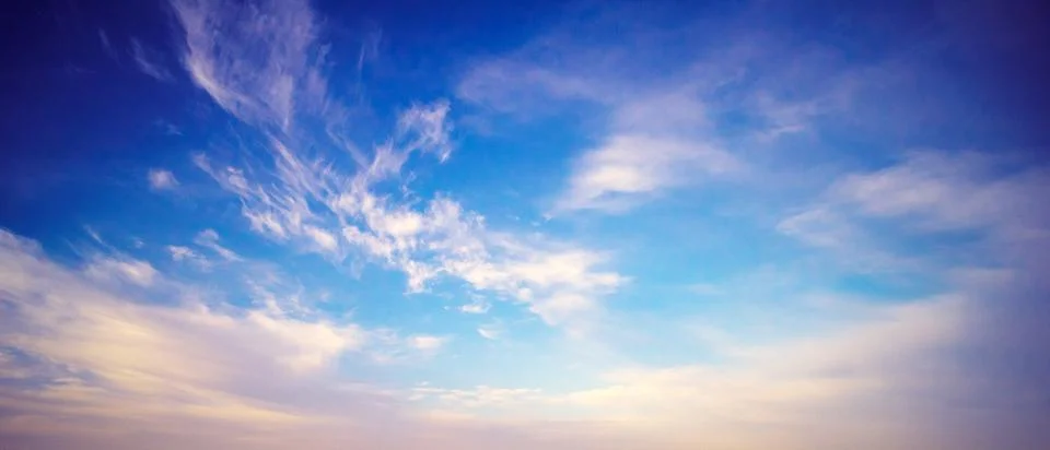 Sky and clouds Stock-Fotos