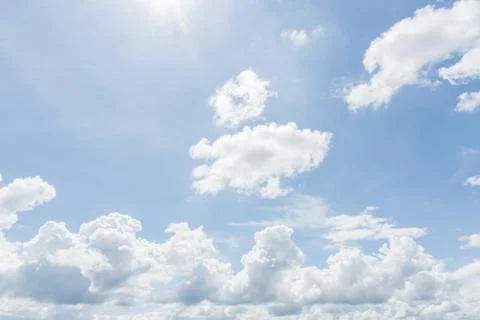 Sky and clouds Stock-Fotos