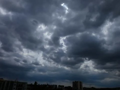 Sky and clouds Stock Photos