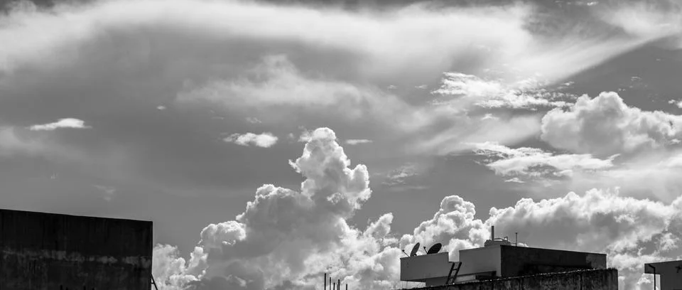 Sky and clouds Stockfoto's