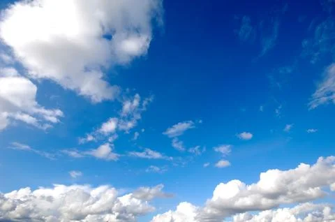 Sky and clouds Stock Photos