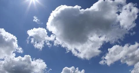 Sky and clouds Stock Photos