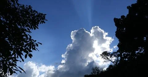 Sky and clouds Stock Photos