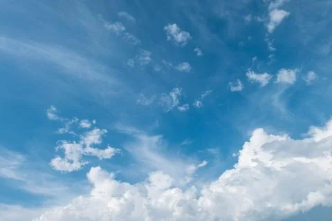 Sky and clouds before rain Stock Photos