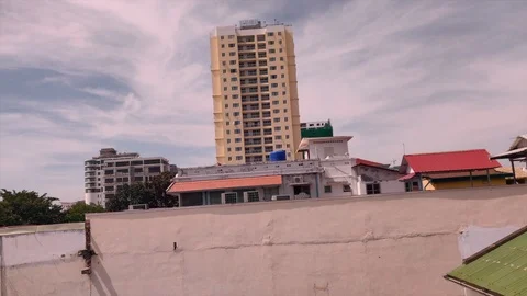 The sky and clouds seem nice. It a cloudy day overall. Stock Footage 98038467
