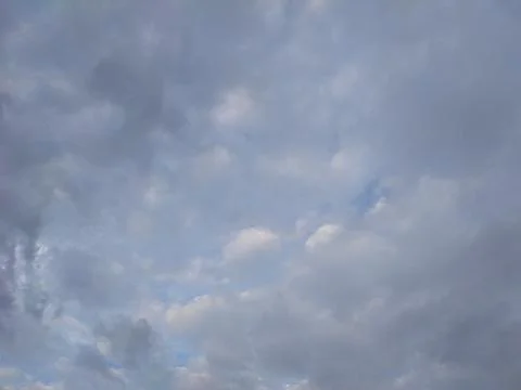 Sky and clouds with soft light from the sun Stock Photos