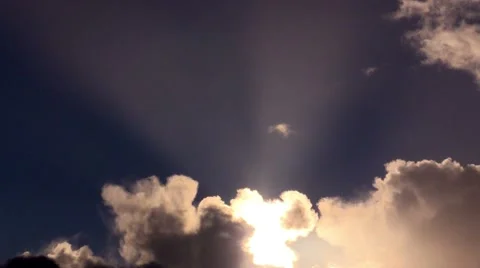 Sky and clouds in the sunlight Video stock 46702531