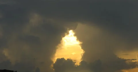 Sky and clouds sunset Stock Footage 292044881