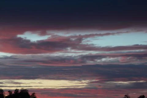 The sky and clouds before sunset. Stock-Fotos