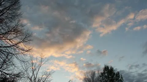 Sky and Clouds Time lapse Stock Footage 11023164