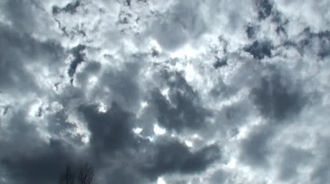 Sky and clouds Time lapse Video stock 24579338
