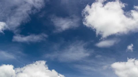 Sky and Clouds Time Lapse 4 Stock Footage 25133633