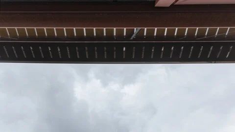 Sky and clouds time lapse shot with camera tilt Vídeo Stock 119176907