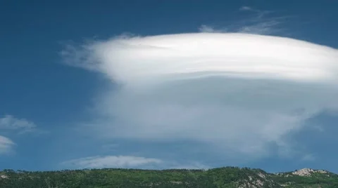 Sky and clouds - timelapse - effect of motion video Stock Footage 7728924