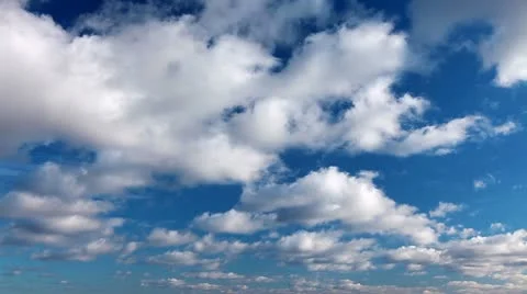 Sky and clouds - timelapse Stock-Footage 10578160