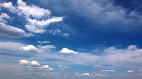 Sky and clouds - timelapse Stock-Footage 11287584