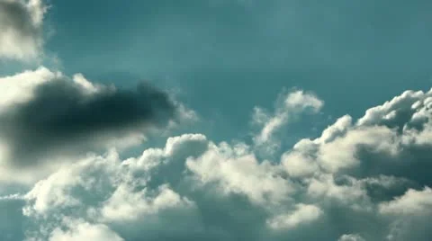 Sky and clouds - timelapse Stock Footage 12289266