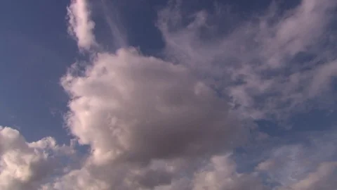 Sky and Clouds Timelapse Stock Footage 72068433