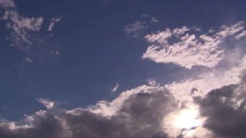 Sky and Clouds Timelapse Stock Footage 72068832
