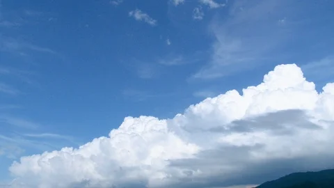 Sky And Clouds Timelapse Stock Footage 100257318