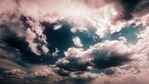 Sky and clouds. timelapse. Stock Footage 106358643