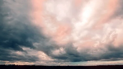Sky and clouds. timelapse. Stock Footage 112860405