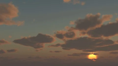 Sky And Clouds Timelapse Stock Footage 112861726