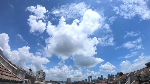 Sky And Clouds - Timelapse Stock Footage 113793341