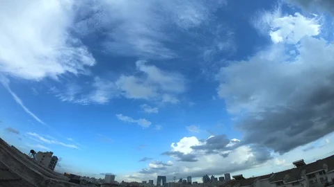 Sky And Clouds - Timelapse Stock Footage 113913186