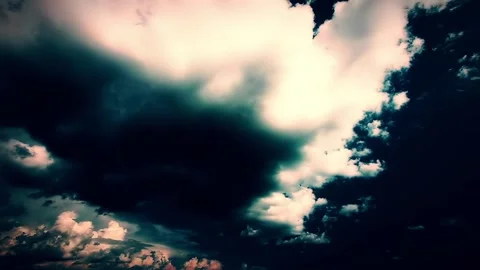 Sky and clouds. timelapse. a series of plots. blurred background. Stock Footage 144107272