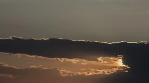 Sky and Clouds Timelapse in the Sunset 動画素材 10921577