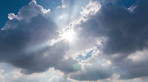 Sky and Clouds.4K Stock Footage 44391079