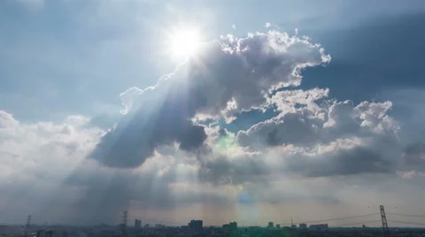 Sky and Clouds.4K Stock Footage 44393563
