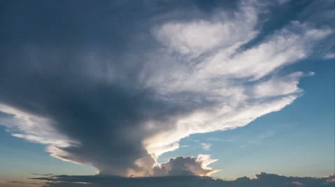 Sky and Clouds.4K Stock Footage 44394916