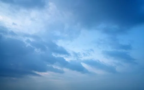Sky and dark clouds Stock Photos