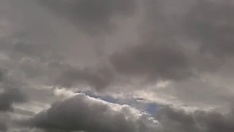 Sky and dense rain clouds floating on it Stock Footage 80861815