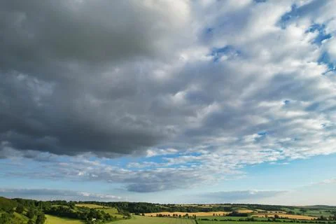Sky and Dramatic Clouds over England UK Great Britain's Weather Stock Photos