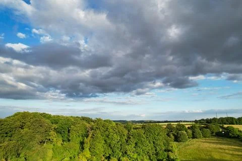 Sky and Dramatic Clouds over England UK Great Britain's Weather Stock Photos