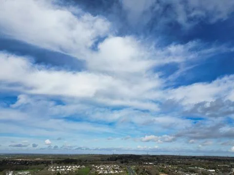 Sky and Dramatic Clouds over England UK Great Britain's Weather Foto stock